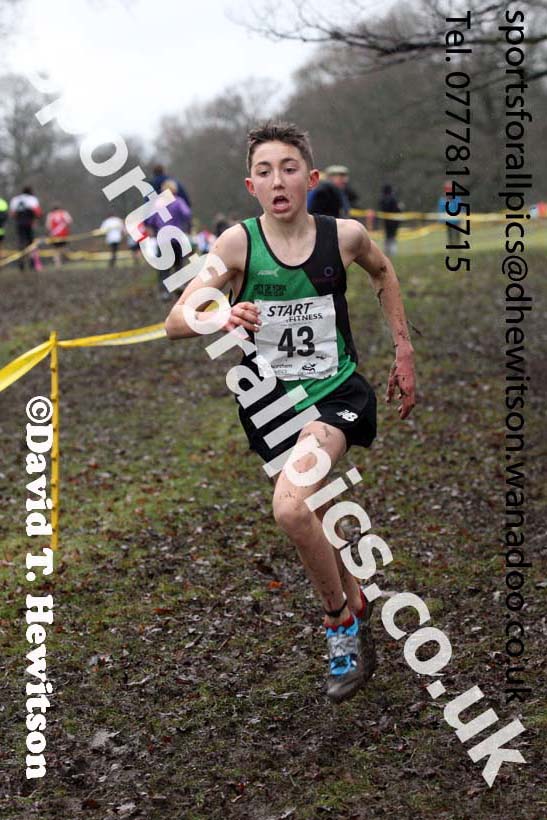 Boys under-15s Northern Cross Country, Knowsley Safari Park. Photo: David T. Hewitson/Sports for All Pics